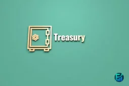 Golden safe icon with the word “Treasury,” representing direct treasury investments.
