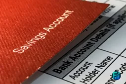 Close-up of a savings account booklet representing High-Yield Savings Accounts.