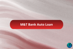 Red gradient banner with the text “M&T Bank Auto Loan” centered, symbolizing M&T Bank’s auto financing solutions for new and used cars.