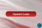 Red gradient banner with the text “Upstart Loan” centered, symbolizing Upstart’s AI-based personal loan options for quick and transparent borrowing.