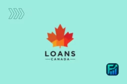 Loans Canada logo with a red maple leaf on blue background.