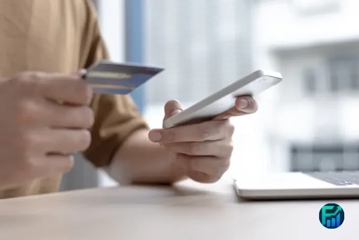 Person holding a credit card and smartphone, illustrating awareness of Credit Card Surcharges.