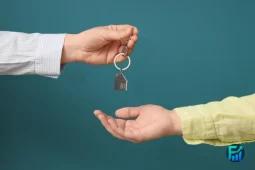 Tenant Rights illustrated by a landlord handing over house keys to a tenant, representing legal rental protections and housing rights in Canada.
