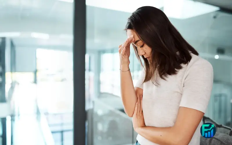 Worried worker preparing to Apply for EI after job loss.